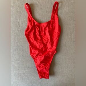 COPY - JCrew red bathing suit, NWT